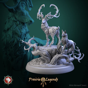 Magic Deer and Fox